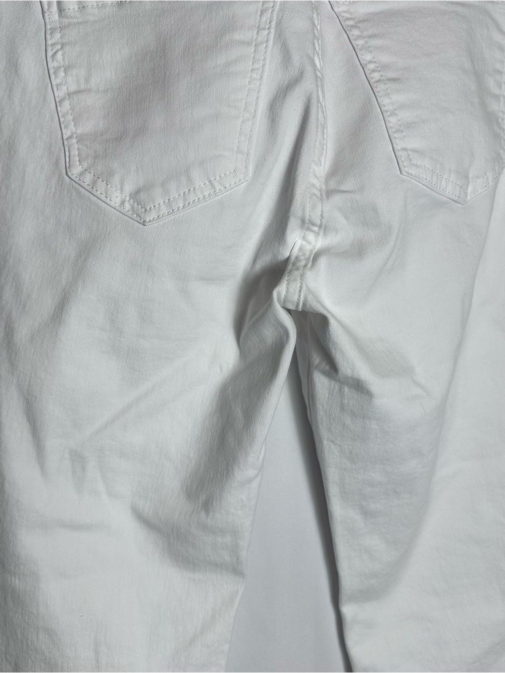 KUT from the Kloth Amy Crop Straight Leg White Jeans NWT size 0 - Picture 10 of 13